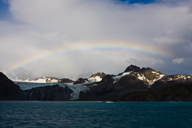 Rainbow Over South Georgia Island